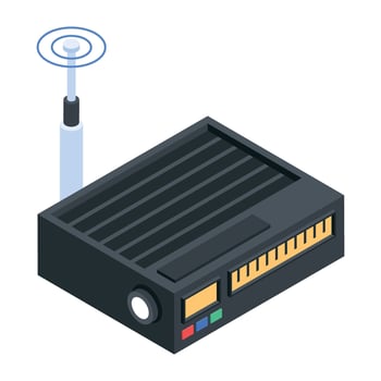 Webinar and Studio Isometric Icon vector