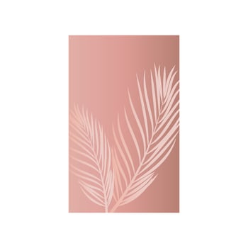 Leaf palm logo vector template symbol and design
