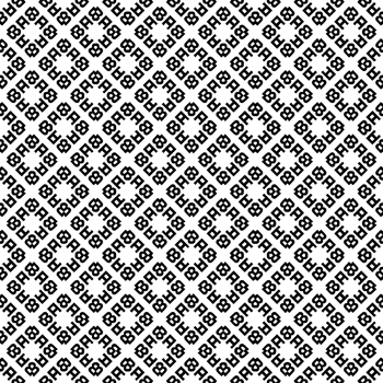 Black seamless abstract pattern. Overlay for background and backdrop. Ornamental design. PNG graphic illustration with transparent background.