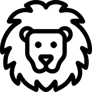 lion head design vector