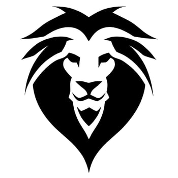 lion head logo vector