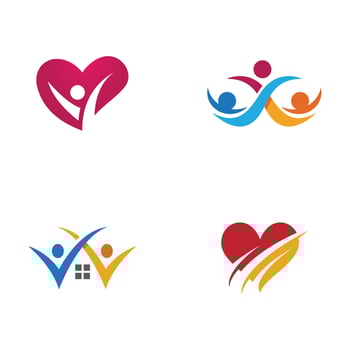 Community, network and social icon vector
