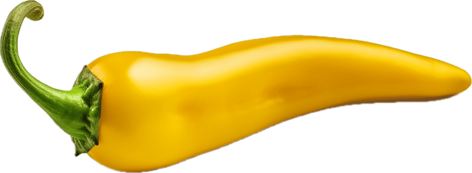 AI generated yellow chili pepper png