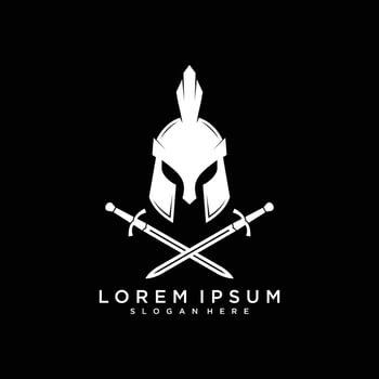Spartan Logo Vector, Spartan Helmet, Head protection, warrior, soldier, logo, symbol, icon, vector. vector