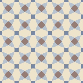 Seamless geometric pattern with an Islamic style vector