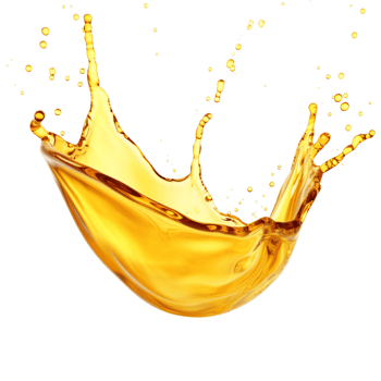 AI generated Cooking Oil Splash on isolated background .Created with Generative AI technology. png