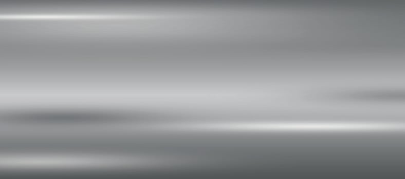 Panoramic background silver steel metal texture - Vector illustration