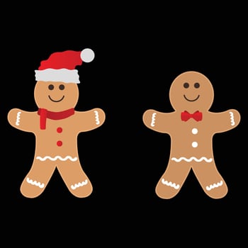 Christmas Gingerbread Man vector illustration