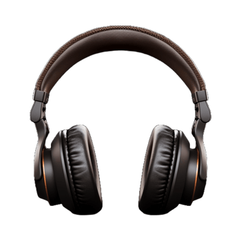 AI generated Music Headphone on Transparent Background - Ai Generated png