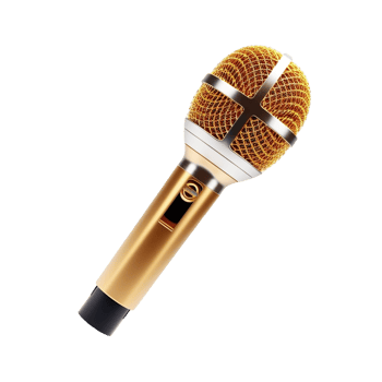 AI generated Podcast Microphone on Transparent Background - Ai Generated png