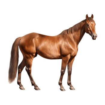 AI generated Beautiful Horse on Transparent Background - Ai Generated png