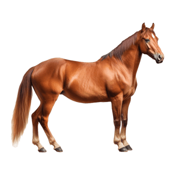 AI generated Beautiful Horse on Transparent Background - Ai Generated png