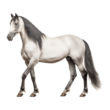 AI generated Beautiful Horse on Transparent Background - Ai Generated png