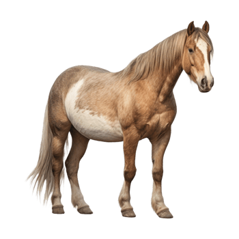 AI generated Beautiful Horse on Transparent Background - Ai Generated png