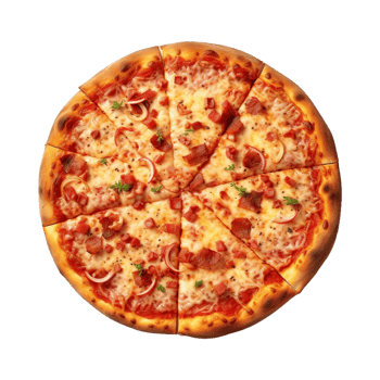 AI generated Pizza on Transparent Background - Ai Generated png
