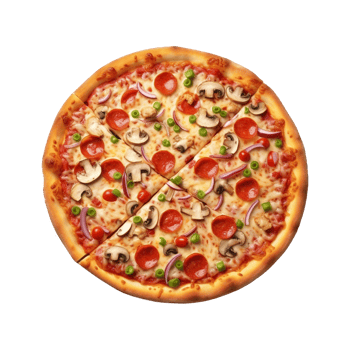 AI generated Pizza on Transparent Background - Ai Generated png