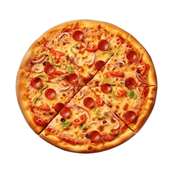 AI generated Pizza on Transparent Background - Ai Generated png