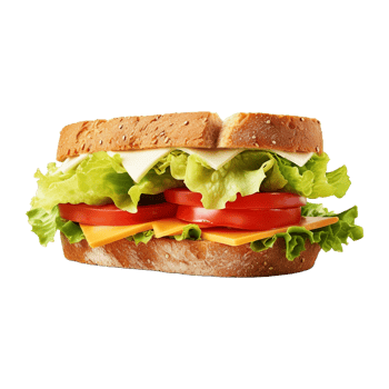 AI generated Bread or Sandwich on Transparent Background - Ai Generated png