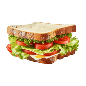AI generated Bread or Sandwich on Transparent Background - Ai Generated png