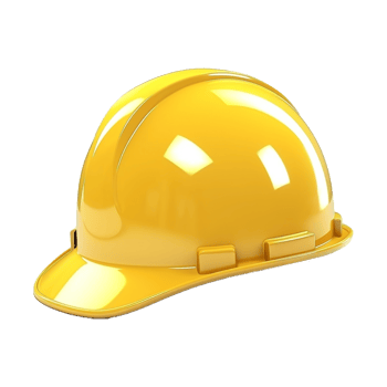 AI generated Construction Worker Cap or Hat on Transparent Background - Ai Generated png