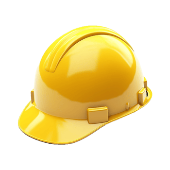 AI generated Construction Worker Cap or Hat on Transparent Background - Ai Generated png