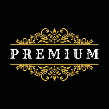 Creative design premium lettering vector