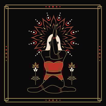 Yoga Meditation vector art