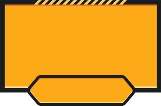 Industrial infographic template, warning label sign. png