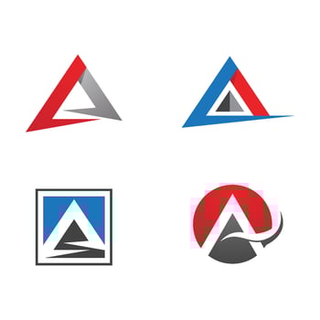 A Letter Logo Template vector