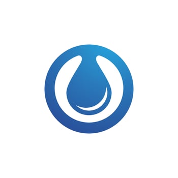 water drop Logo Template vector