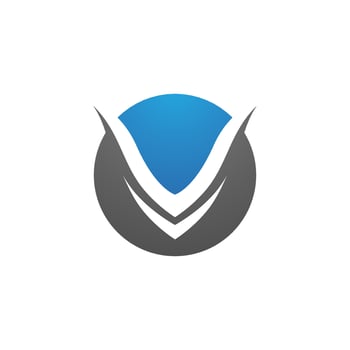 V Letter Logo Template vector