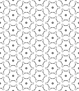 Black seamless abstract pattern. Overlay for background and backdrop. Ornamental design. PNG graphic illustration with transparent background.
