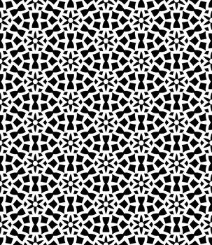 Black seamless abstract pattern. Overlay for background and backdrop. Ornamental design. PNG graphic illustration with transparent background.