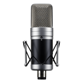 AI generated photo realist condenser microphone, studio condenser microphone. png