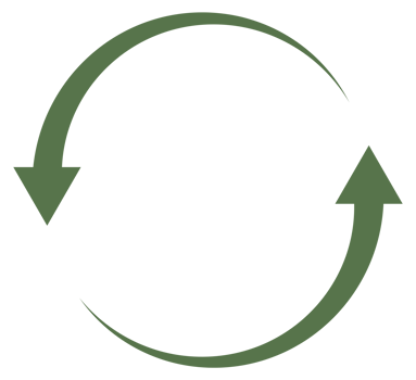 green arrow recycle concept png