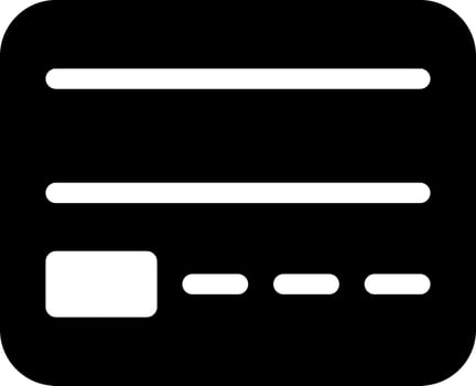 Card icon for business and financial vector