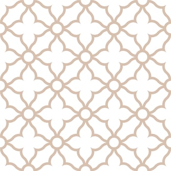 Seamless geometric pattern with an Arabic style vector