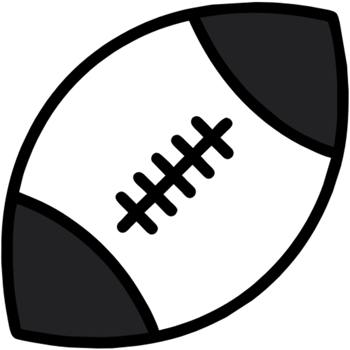 AI generated American football Sport png