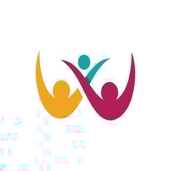 Community, network and social icon vector