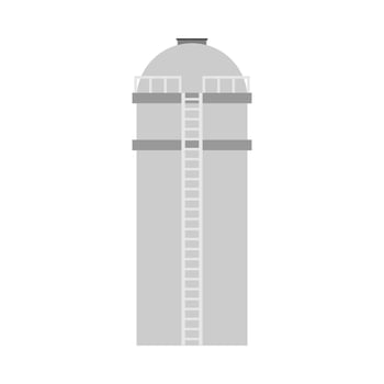 Seed storage flat illustration vector