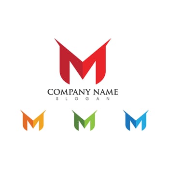 M Letter Logo Template vector