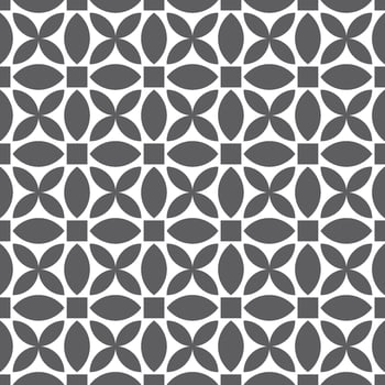 Seamless geometric pattern with an Batik style vector