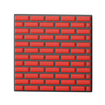 Brick Wall 3D Render Icon Illustration png