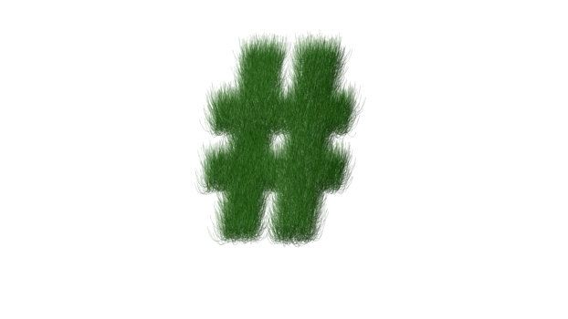 grass alphabet png transparent background