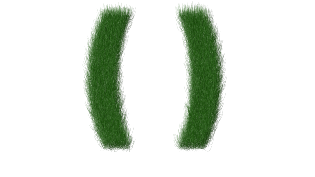 grass alphabet png transparent background