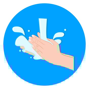 Wash your hands vector