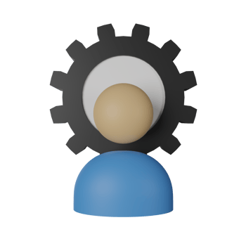 Management 3D Render Icon Illustration png