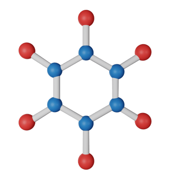 Molecule 3D Icon Illustration png