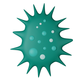 Germ 3D Icon Illustration png