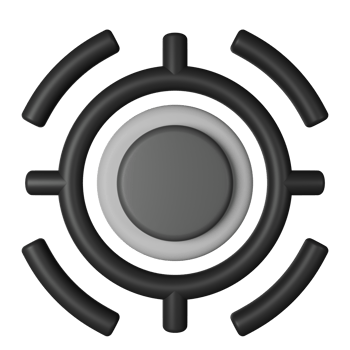Focus 3D Icon Illustration png